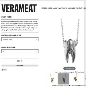 Verameat Tooth necklace
